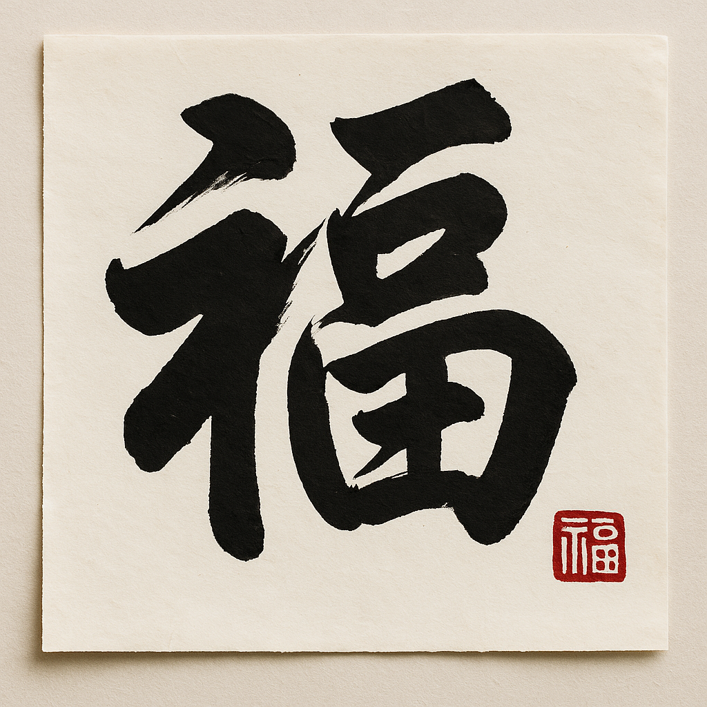 Tác phẩm thư pháp Phúc